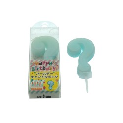 Birthday Cake Candle Question Mark